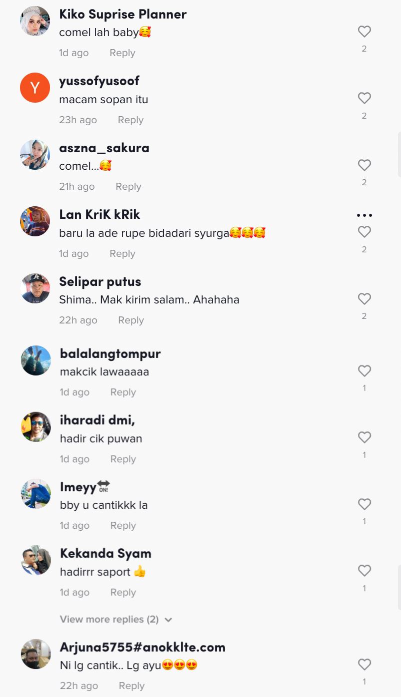 manis berbaju kurung, video baby shima menari sopan raih pujian ramai