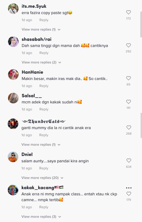 video erra fazira dan anak gadisnya jadi tumpuan, ramai ingat adik beradik