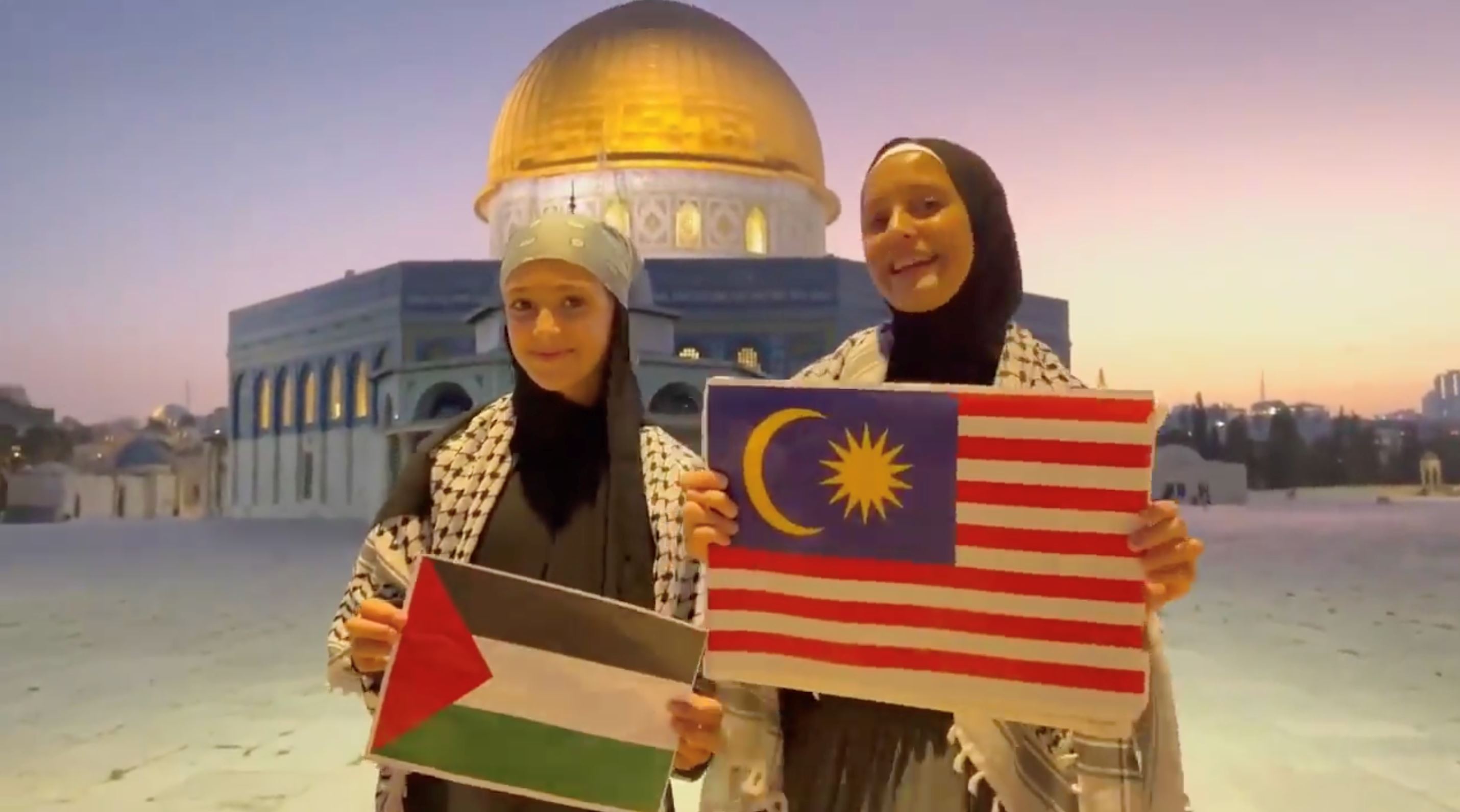 penduduk gaza turut raikan hari kebangsaan malaysia 31 ogos