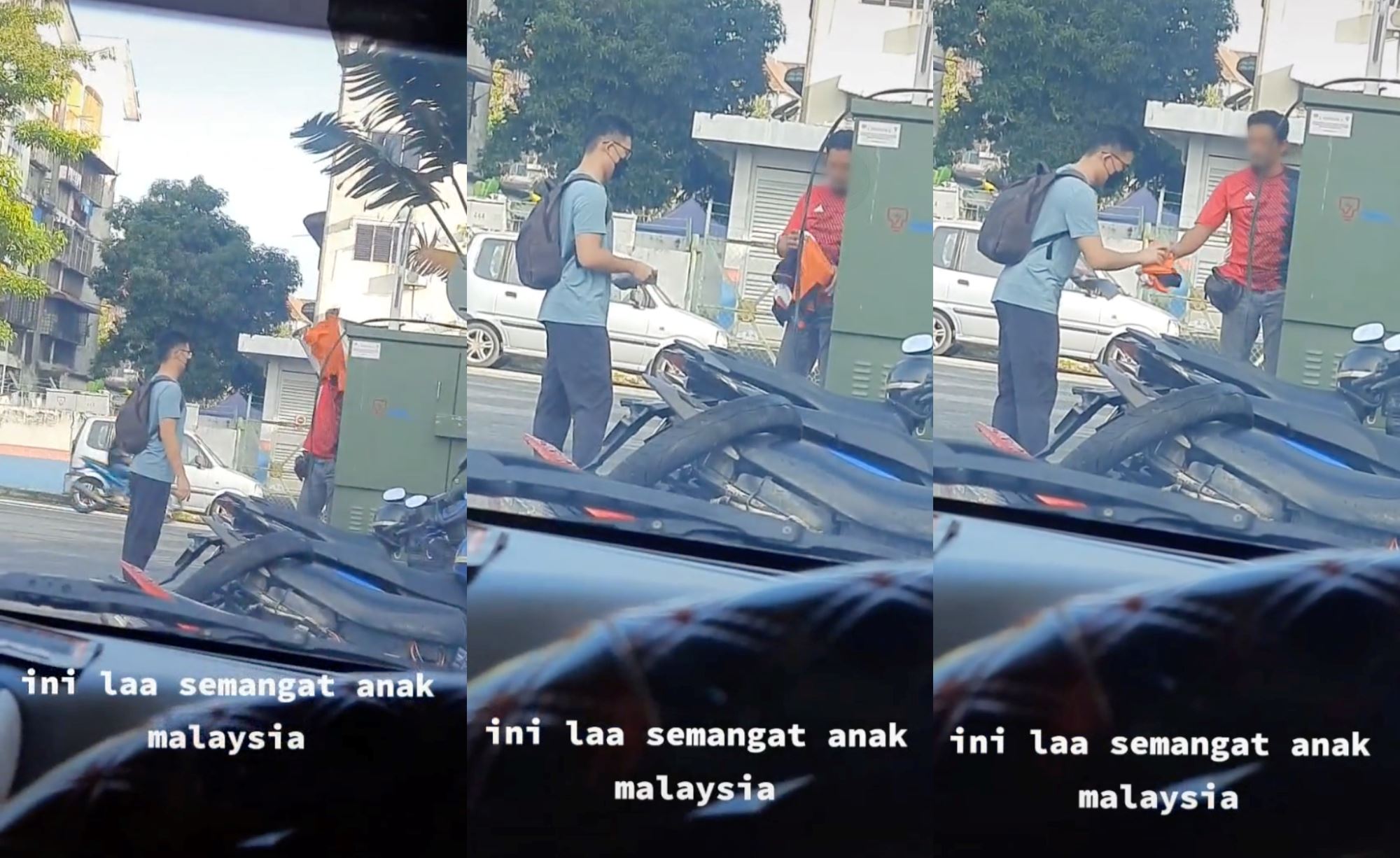 m’sian man praised for folding shirt neatly before handing it over to driving exam student