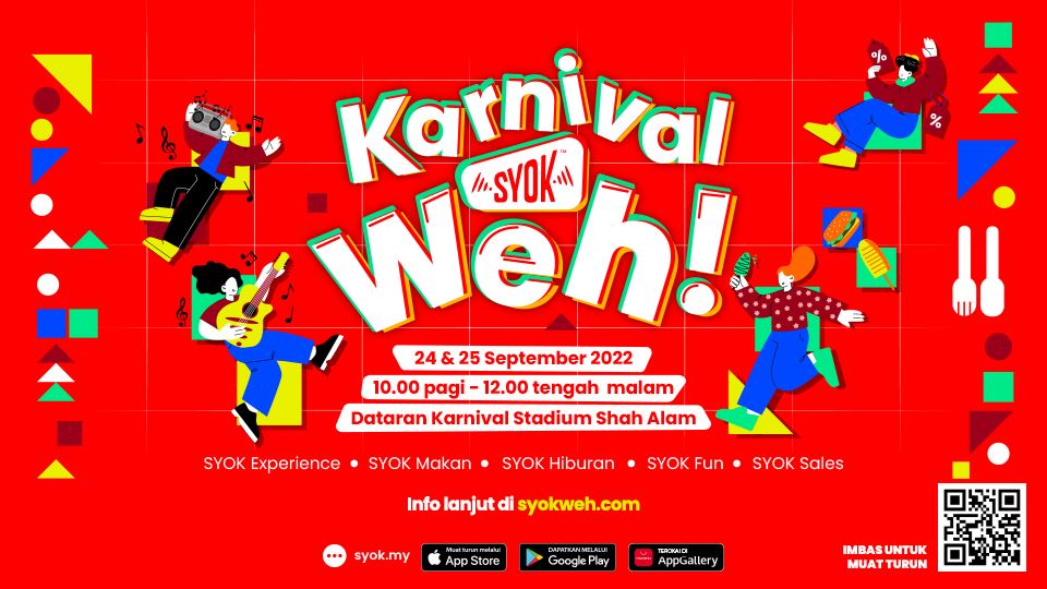 enjoy live performances and fun activities with ‘karnival syok weh!’