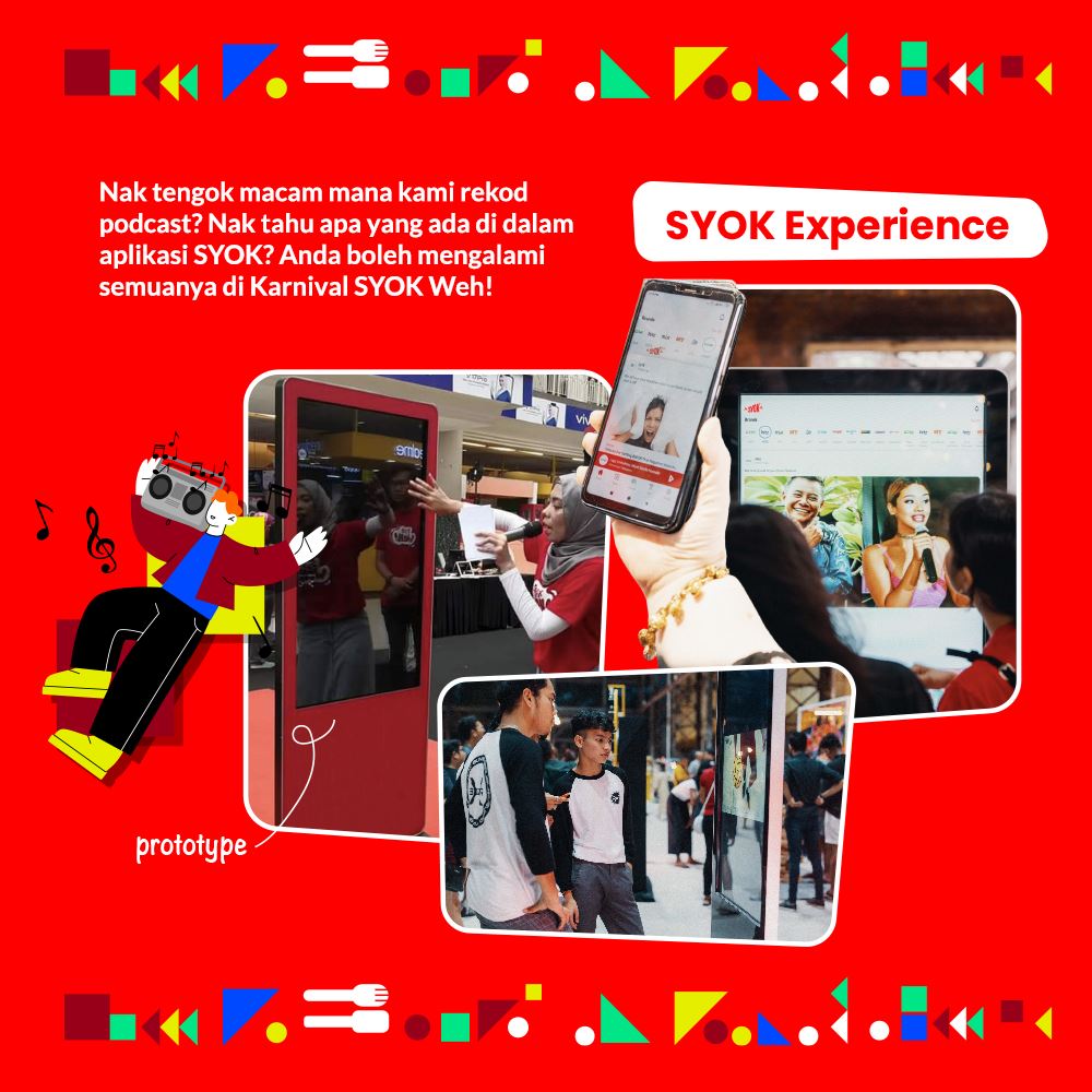 nikmati persembahan dan aktiviti menarik di 'karnival syok weh!'