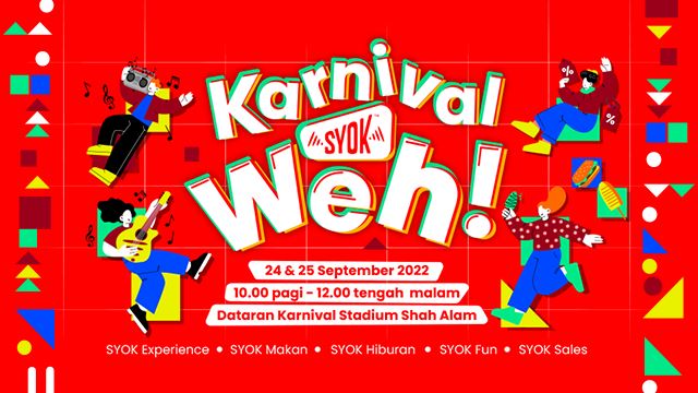 poster karnival syok weh