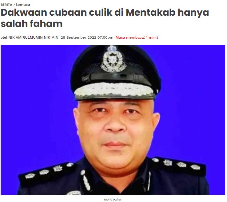 kes cubaan culik : semak dulu sahih atau palsu!