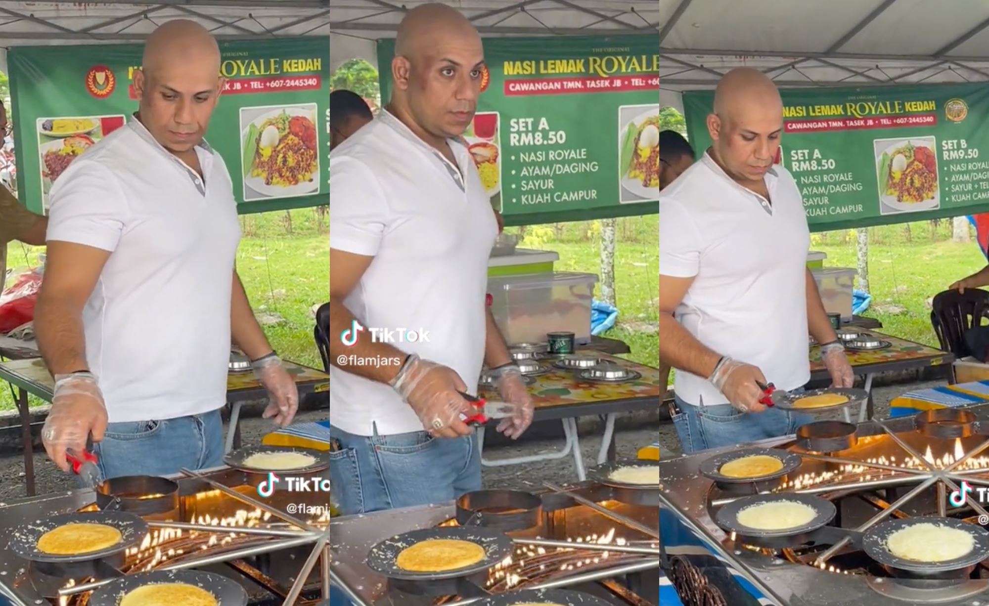 kunafa seller in johor went viral for his uncanny resemblance to actor vin diesel!