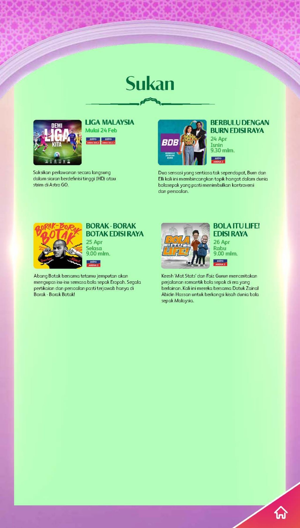 ini senarai program dan rancangan menarik di astro sepanjang aidilfitri 2023