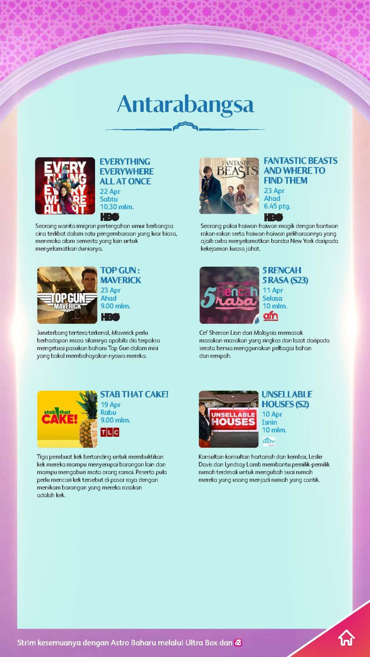 ini senarai program dan rancangan menarik di astro sepanjang aidilfitri 2023