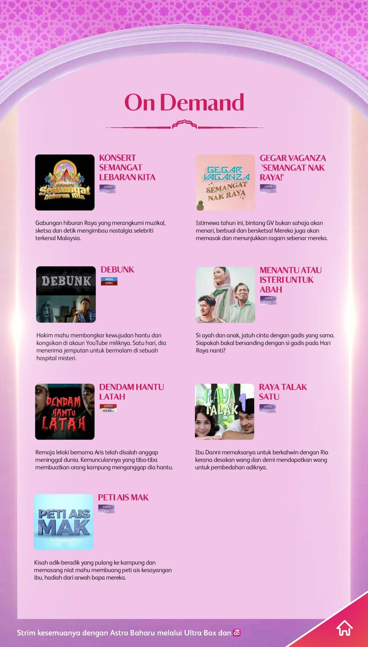 ini senarai program dan rancangan menarik di astro sepanjang aidilfitri 2023