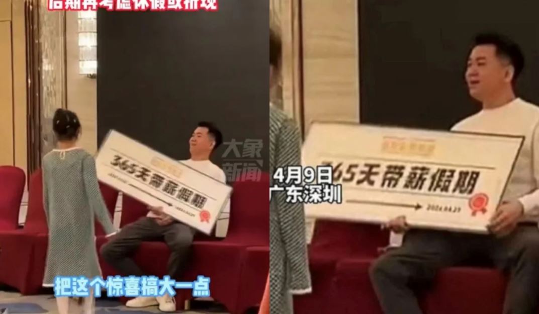 banyak untung! pekerja menang cabutan bertuah cuti setahun bergaji