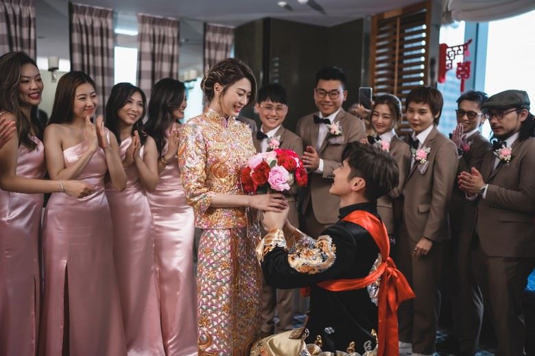 💍抢新娘照曝光❗️陈家乐公主抱连诗雅💗亲亲好甜蜜