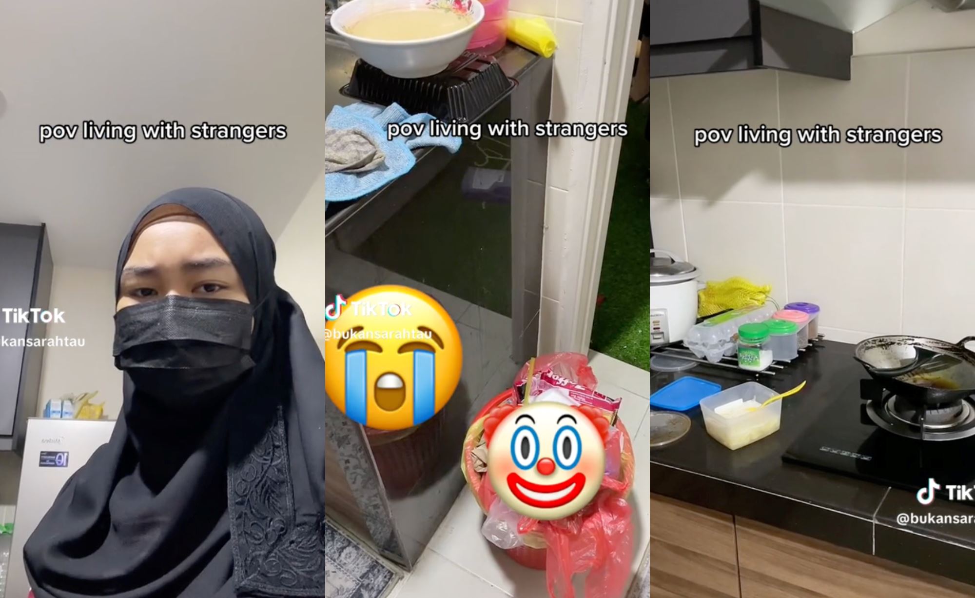 woman makes pov video showing what it’s like living with strangers, many m’sians can relate