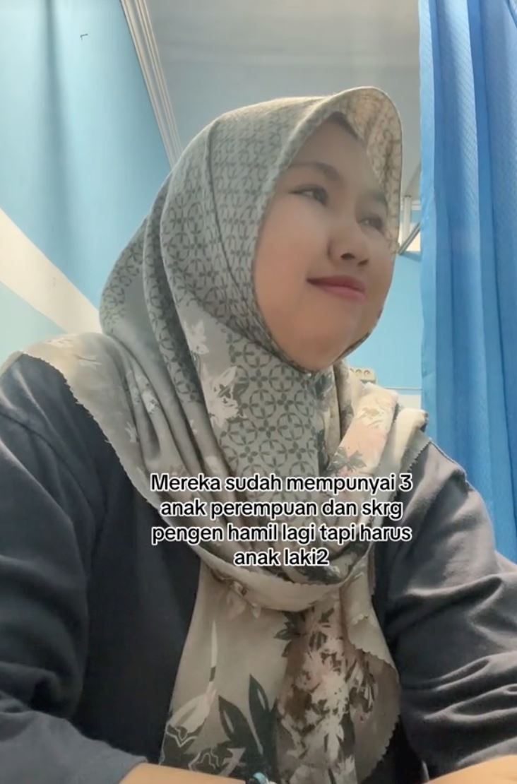 suami nak anak lelaki lepas tiga anak perempuan ‘disekolahkan’ doktor, tapi masih degil