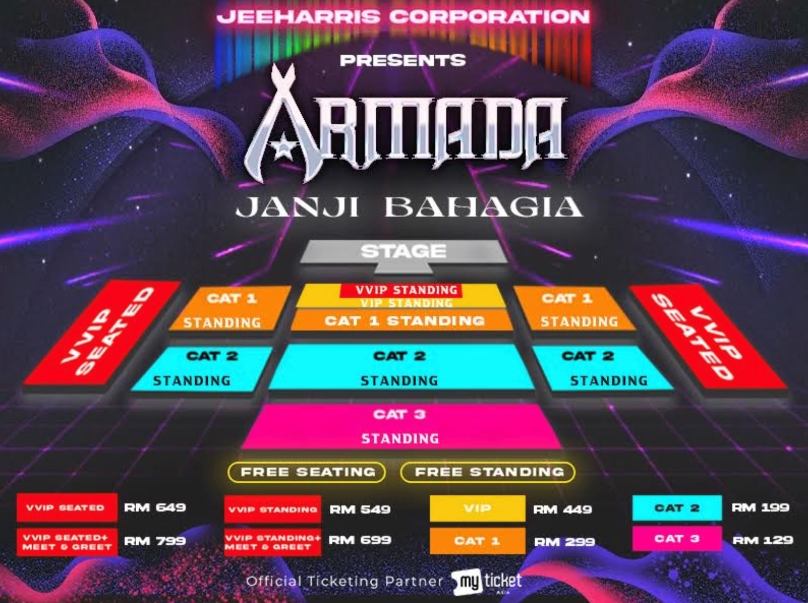 harris baba bawa armada band untuk konsert istimewa di sabah, november ini