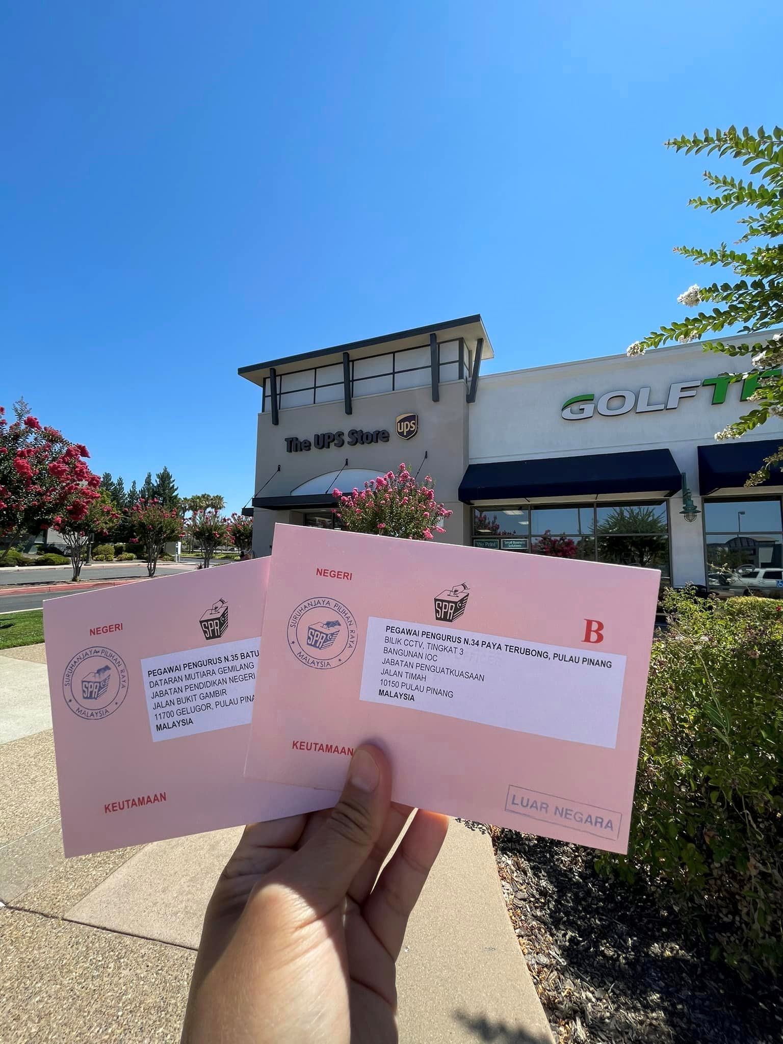 kisah rakyat malaysia pos undi prn dari amerika syarikat buat ramai tak sabar mengundi esok