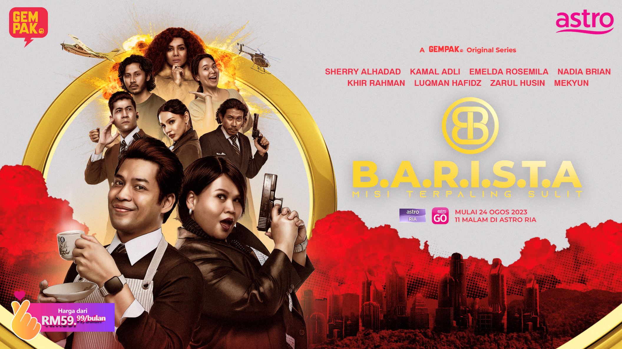 ‘b.a.r.i.s.t.a: misi terpaling sulit’, siri drama terbaru konsep ‘spy’ menanti anda hanya di astro