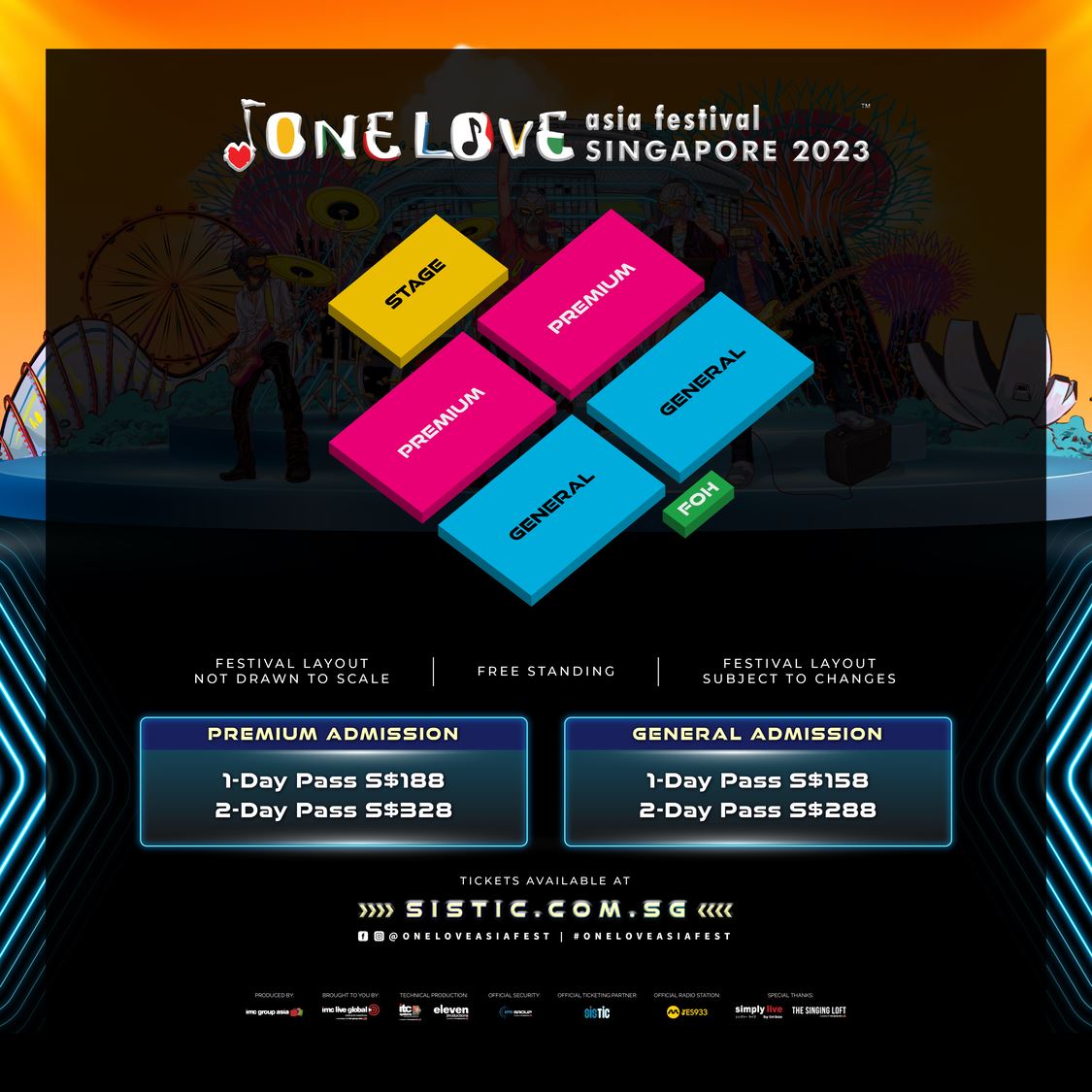 新加坡音乐节阵容超级强大❗参与歌手包括田馥甄卢广仲于文文等🔥