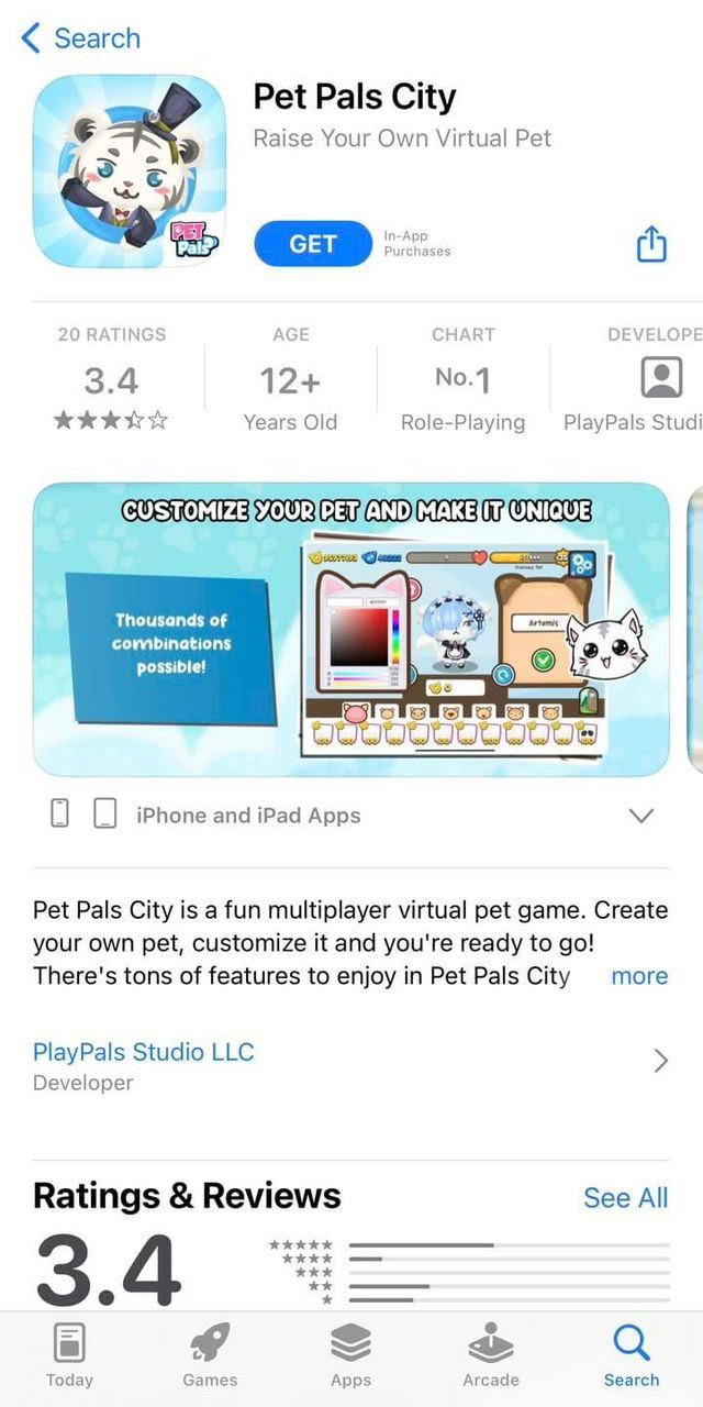 回忆杀网游《pet society》回归！手游版免费下载！