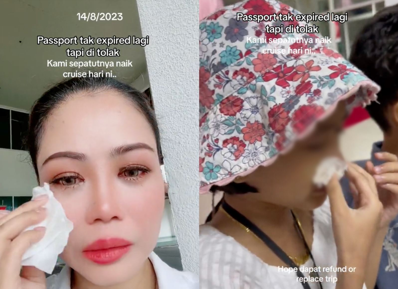 woman shares disappointment as family couldn't board cruise due to nearly expired passports