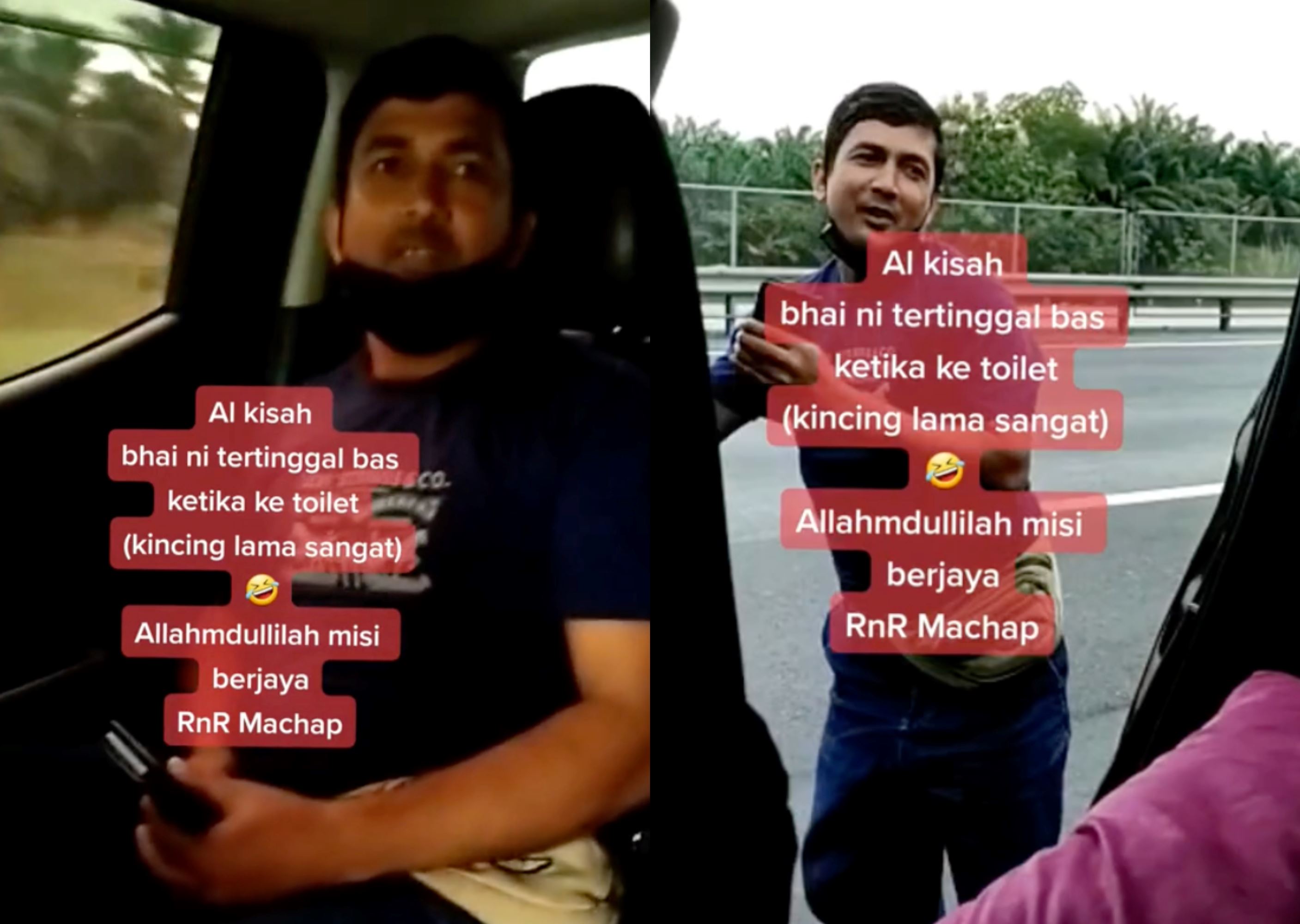 kind strangers help bangladeshi passenger left behind after his bathroom break to rejoin his bus