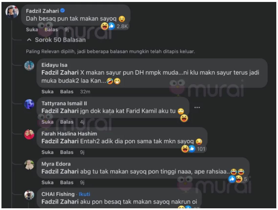 “dah besar pun tak makan sayur,” foto terkini farid kamil curi perhatian netizen