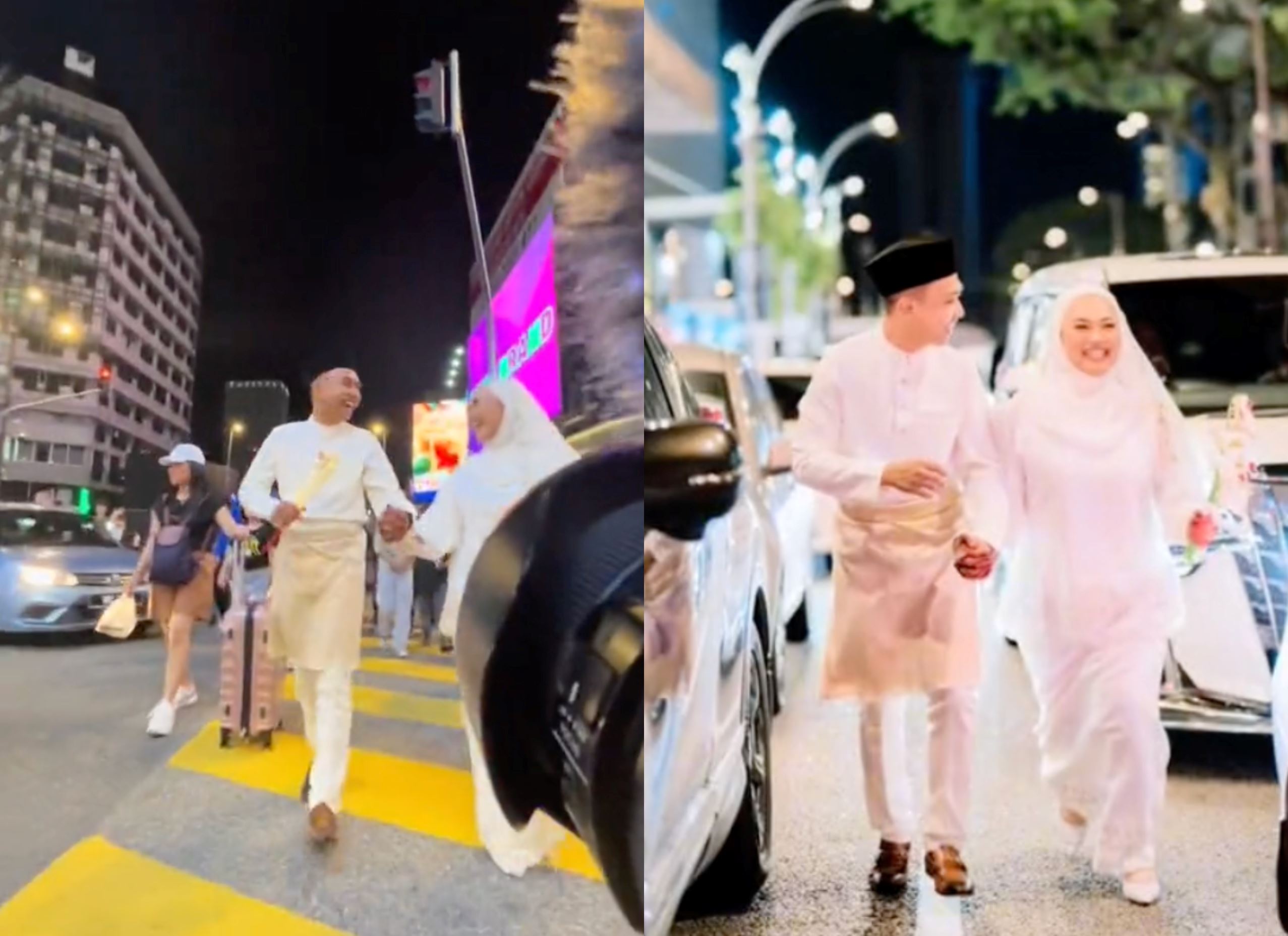 kl newlyweds gain attention online after photos of their unique wedding photoshoot in bukit bintang went viral!