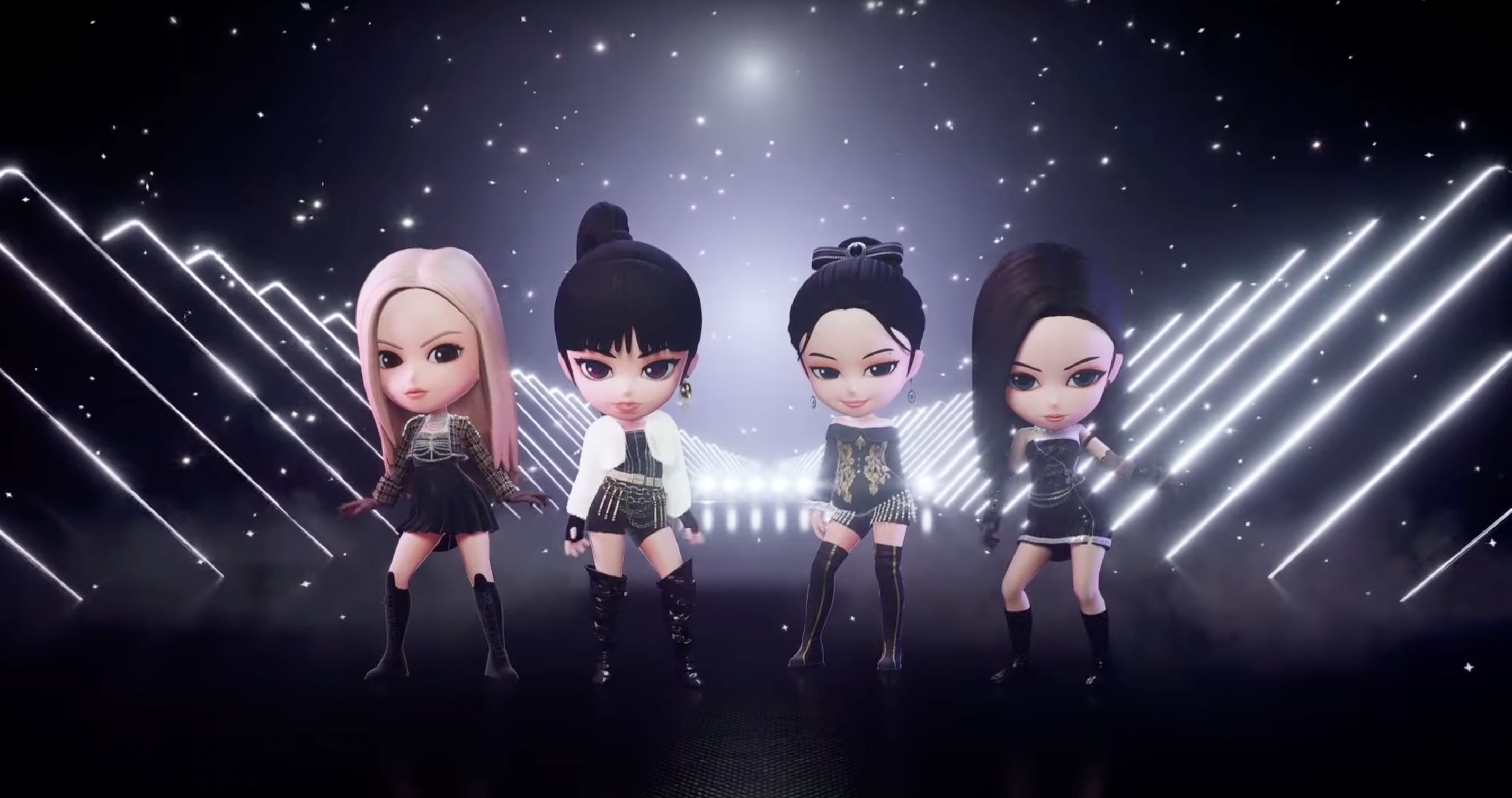 blackpink新歌《the girls》mv上线啦❗卡通版的四闺女简直太可爱😍