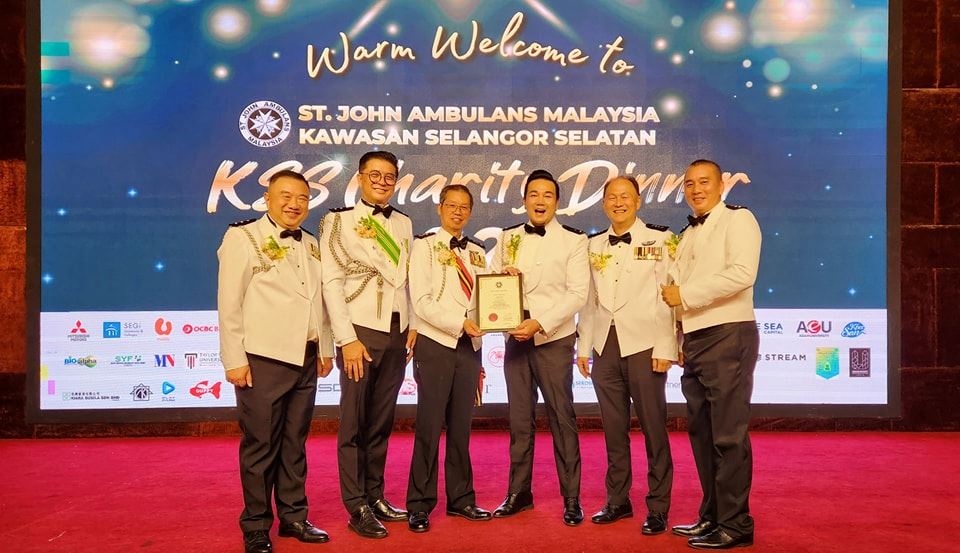🚑林德荣又多一个身份❗️被委任为马来西亚圣约翰救护机构的成员🌟