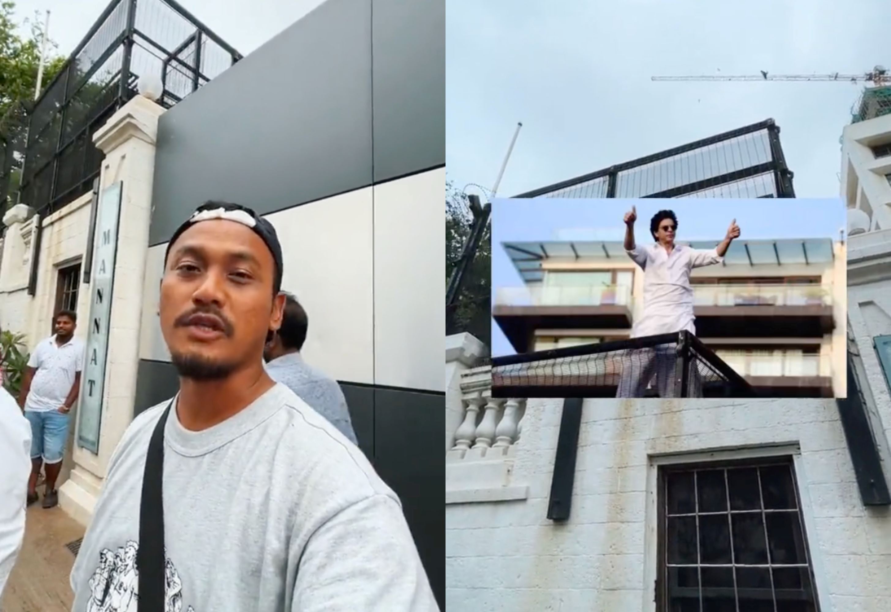 malaysian traveller shares heartfelt video while visiting shah rukh khan’s home in mumbai!