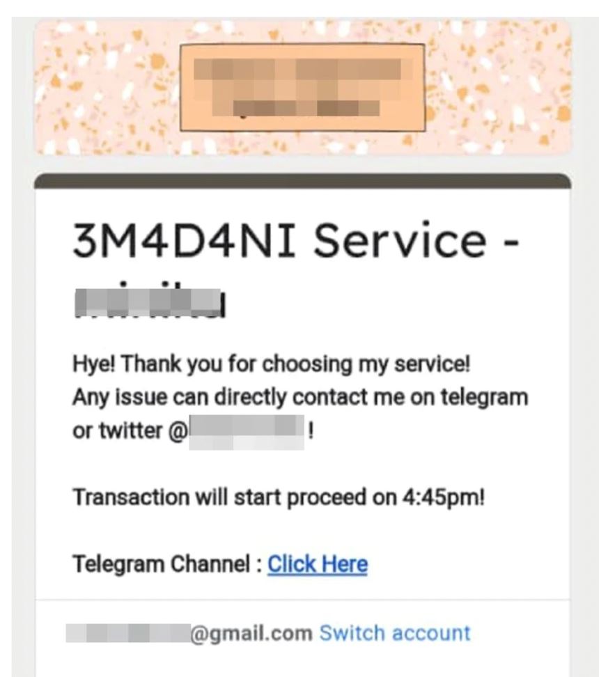 malaysians reportedly paying rm10 'redemption fee' to cash out rm100 emadani credits