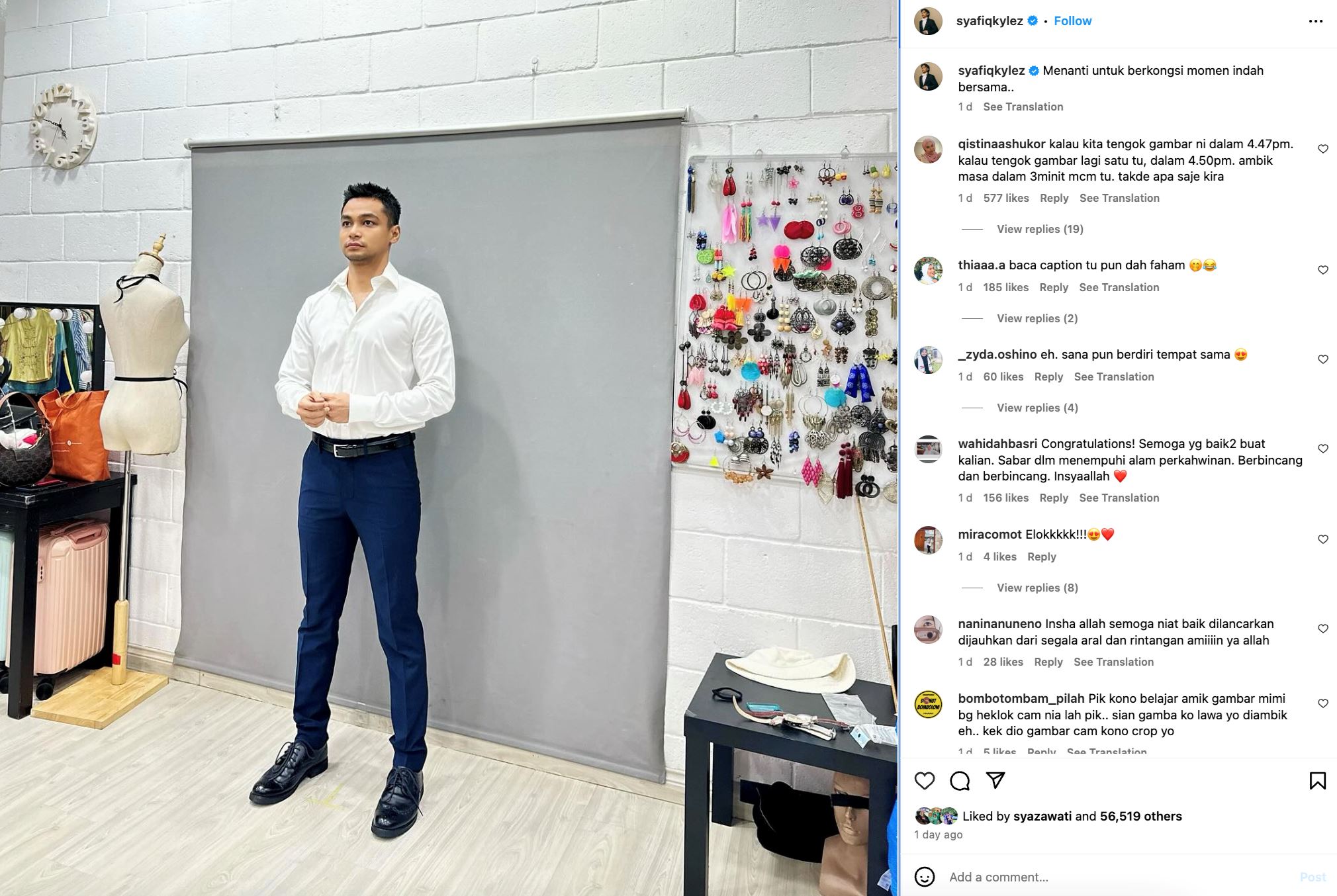 “menanti untuk kongsi momen indah bersama,” syafiq kyle, mimi lana hitung hari bahagia?