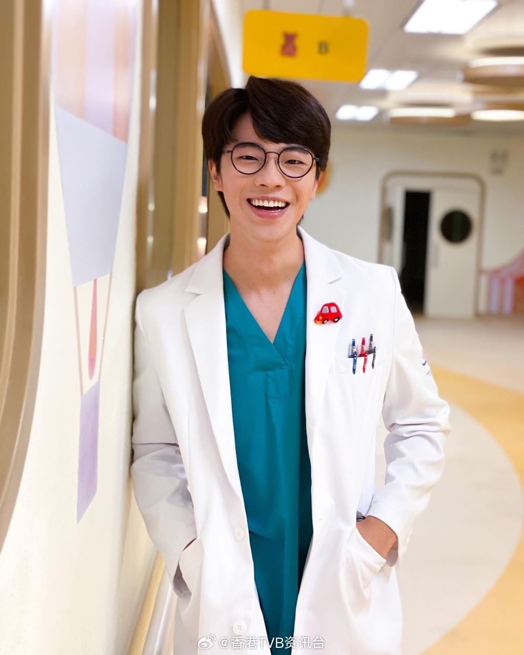 tvb新晋小生林正锋🌟《新闻女王》里饰演「佐治党」男主播王伟🔥