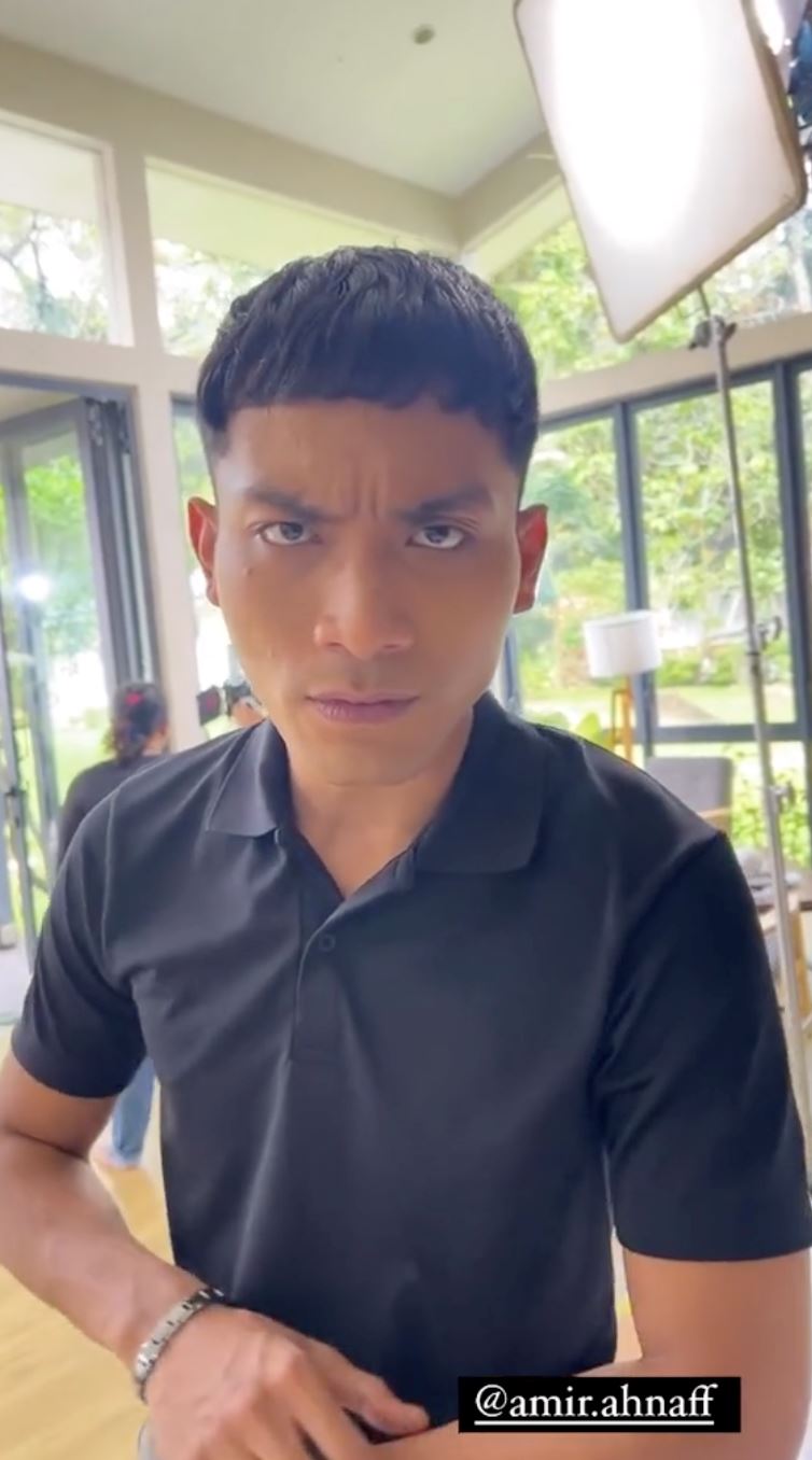 video amir ahnaf buat muka budak manja buat warganet ‘blushing’