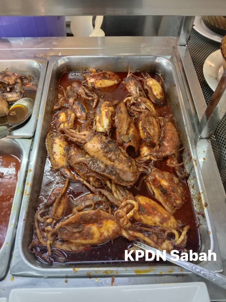 restoran jual lauk sotong manis rm50 dikenakan tindakan – kpdn