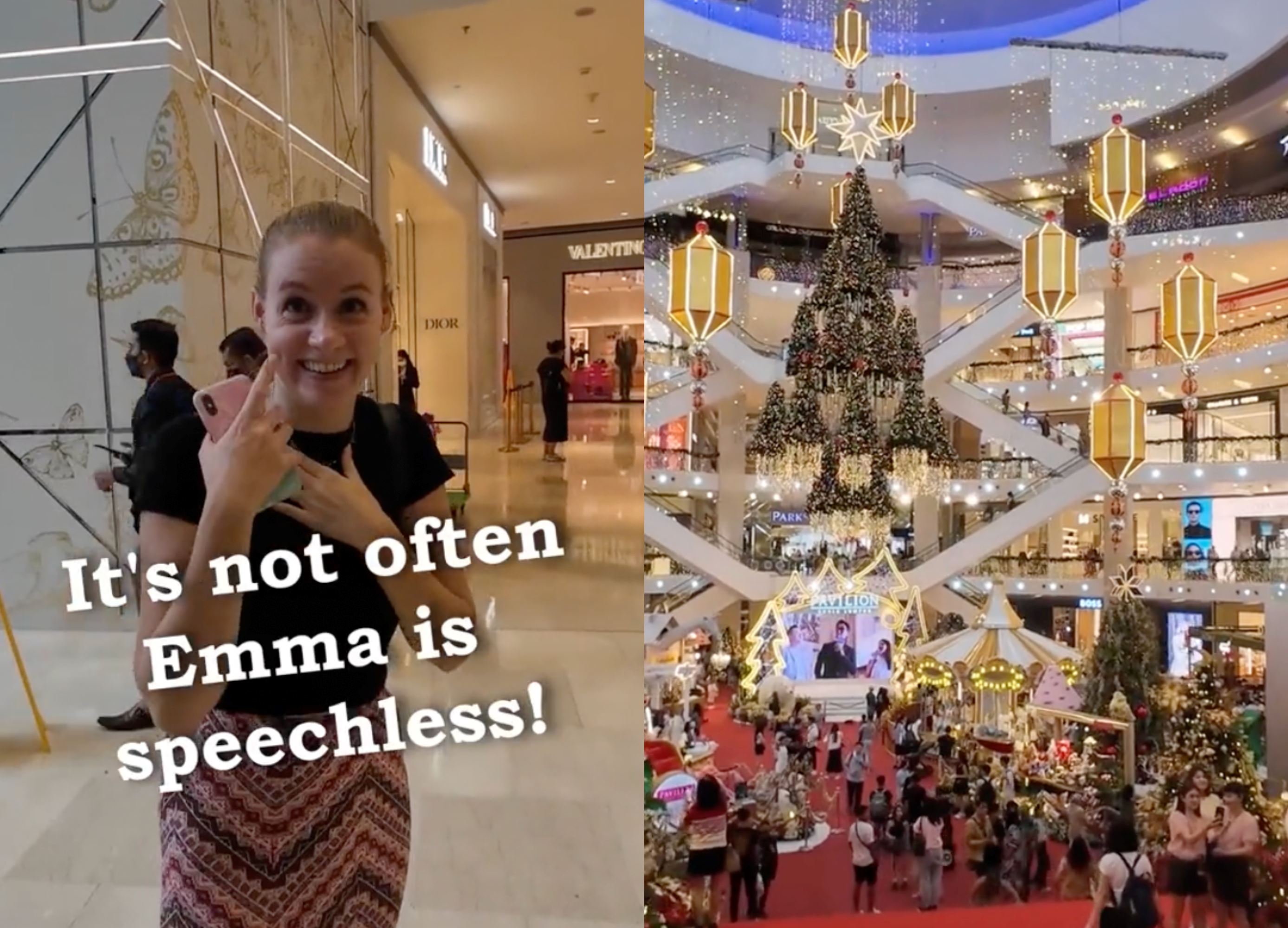 american tourist moved to tears by christmas decorations in kl mall, “this feels christmas-sy!”