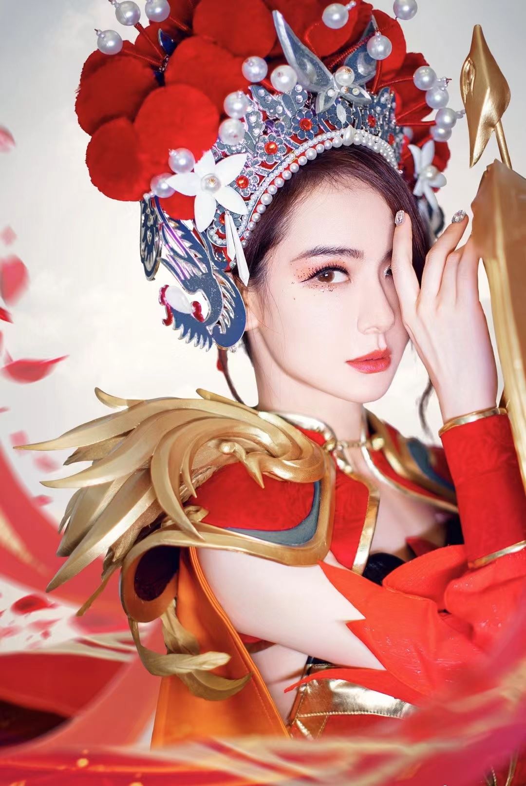 戚薇李承铉神还原手游王者荣耀造型❗cos兰陵王和花木兰🔥