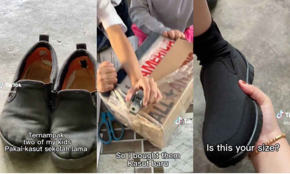 m’sians praise kind teacher after video of her buying school shoes for her students went viral! 
