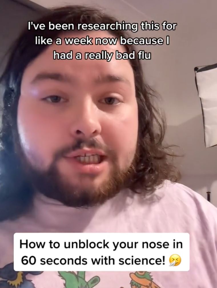 doktor ini kongsi cara lancarkan hidung tersumbat hanya guna jari