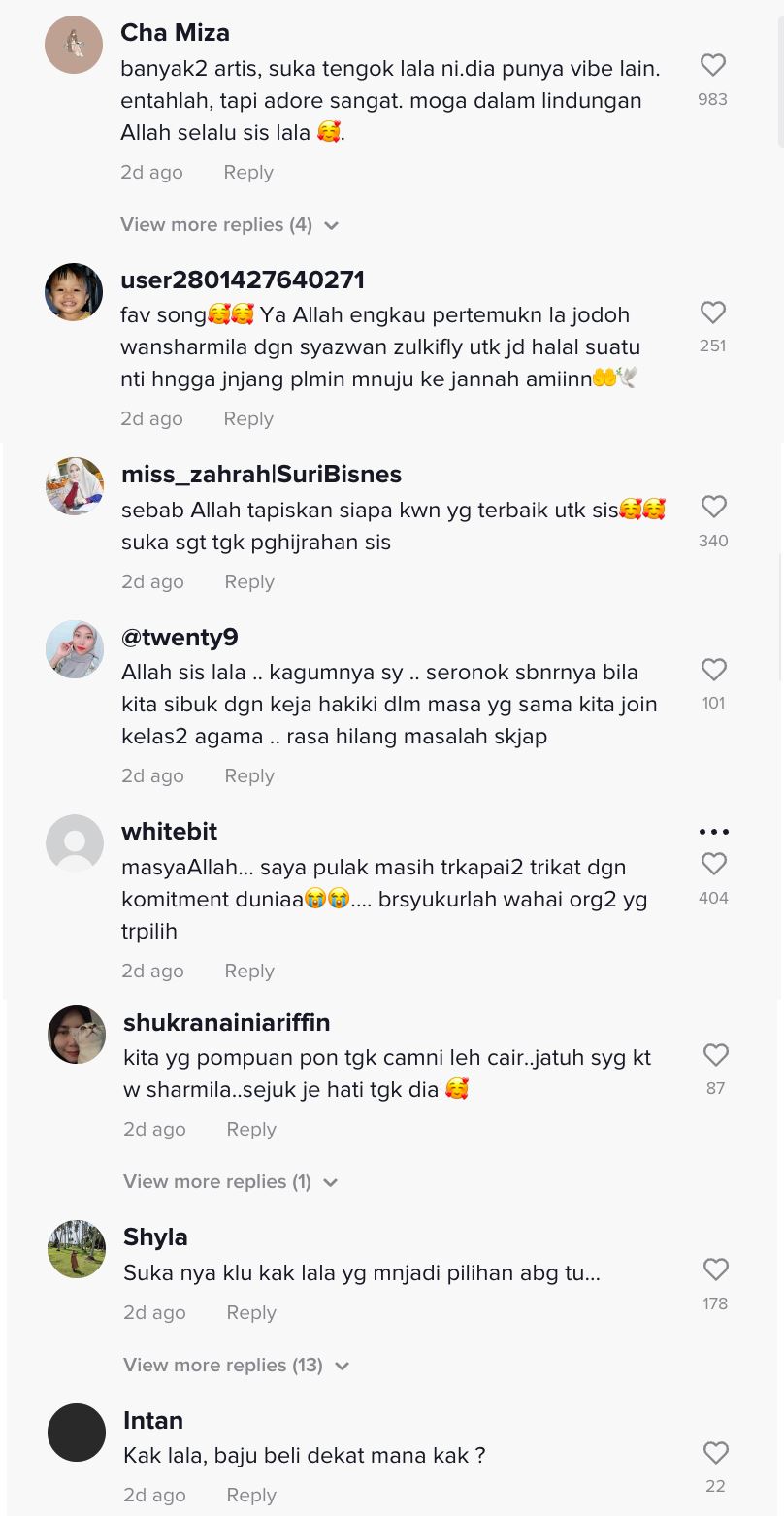 ramai suka lihat penampilan terkini wan sharmila, “sejuk mata memandang..”