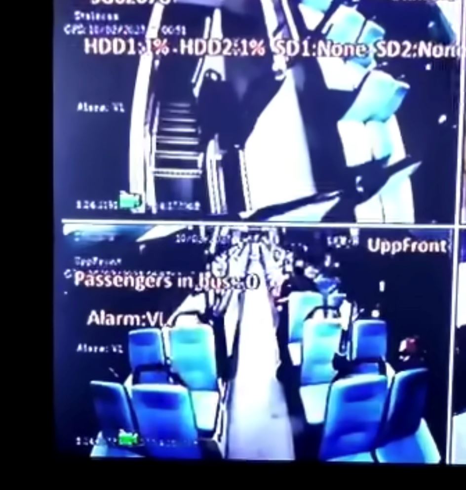 pemandu bas nampak kelibat ‘individu’ dalam kamera tapi realitinya tiada siapa
