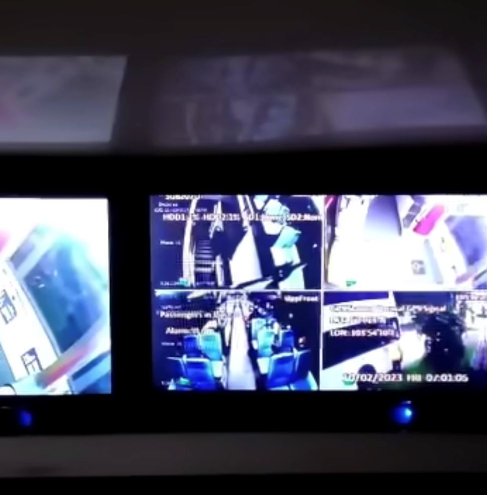 pemandu bas nampak kelibat ‘individu’ dalam kamera tapi realitinya tiada siapa