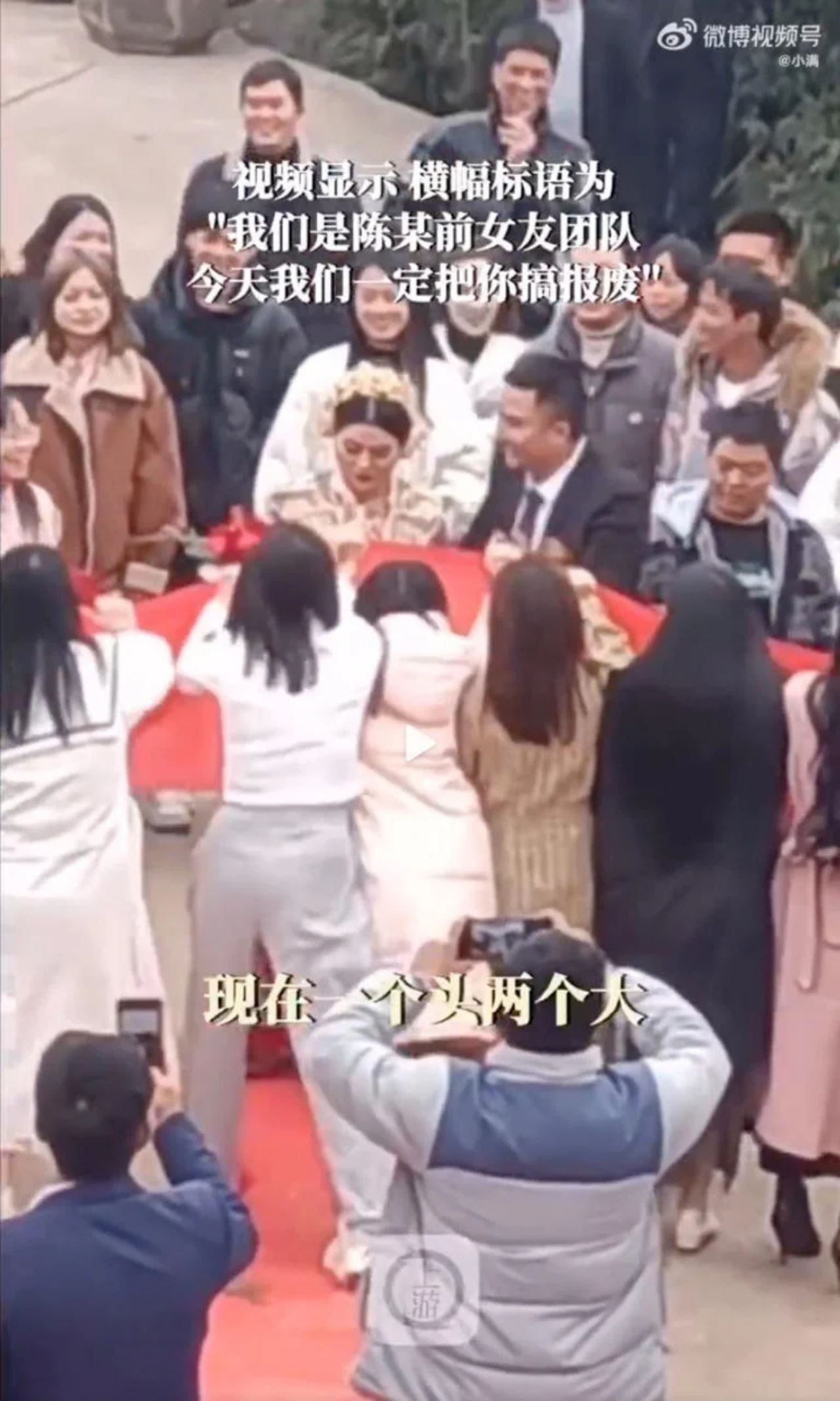 bekas-bekas kekasih serang majlis perkahwinan lelaki ini, “kami akan hancurkan awak..”