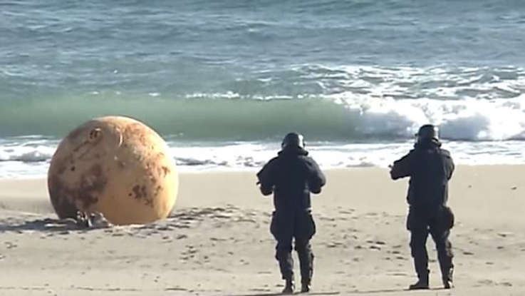 jepun jumpa objek misteri atas pantai, warganet kata kapal ufo
