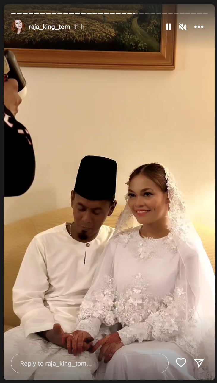 “pasni pegang dah tak kena marah,” tom kini sah isteri fuad rahman