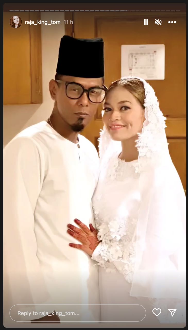 “pasni pegang dah tak kena marah,” tom kini sah isteri fuad rahman