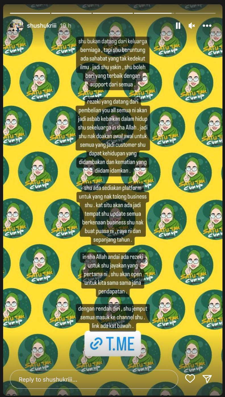 hidup sebagai single mother, bekas isteri hafidz roshdi tampil dengan “satu tak cukup” 