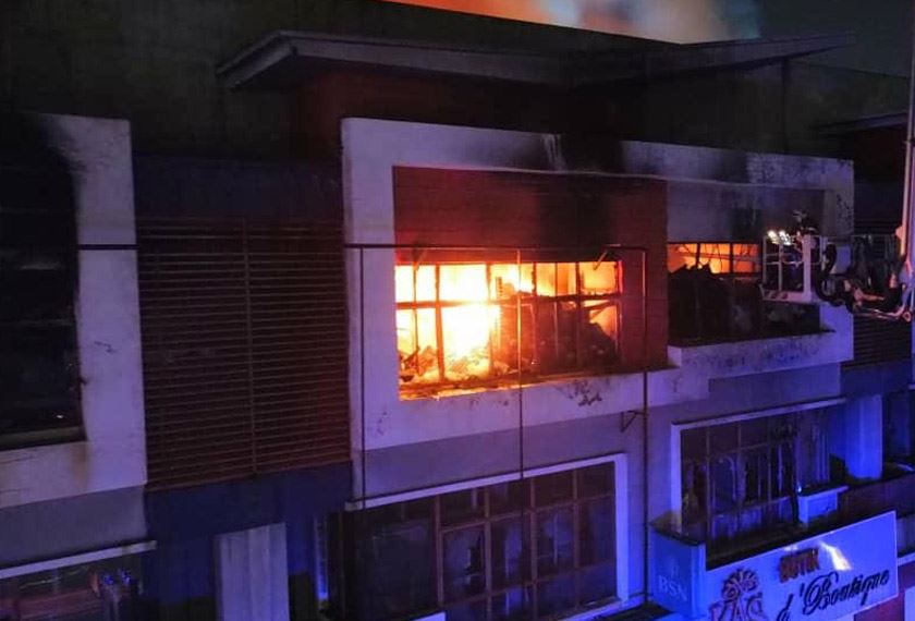 wisma jakel shah alam terbakar lagi, libatkan bilik simpanan langsir pula