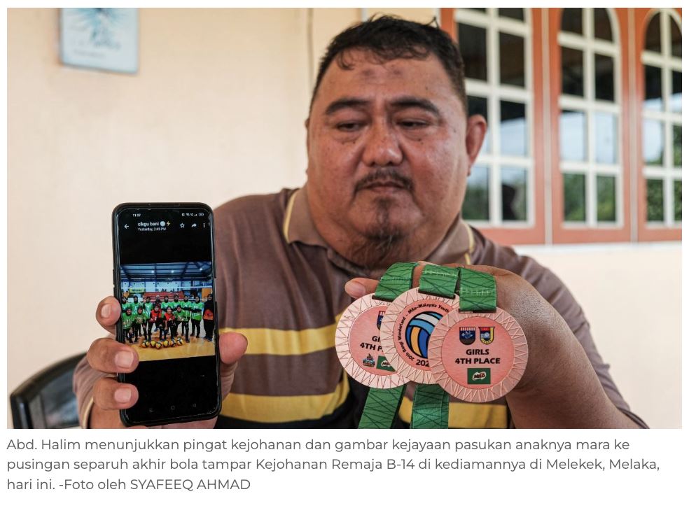 bapa percaya tindakan jurulatih tampar anaknya niat untuk bakar semangat