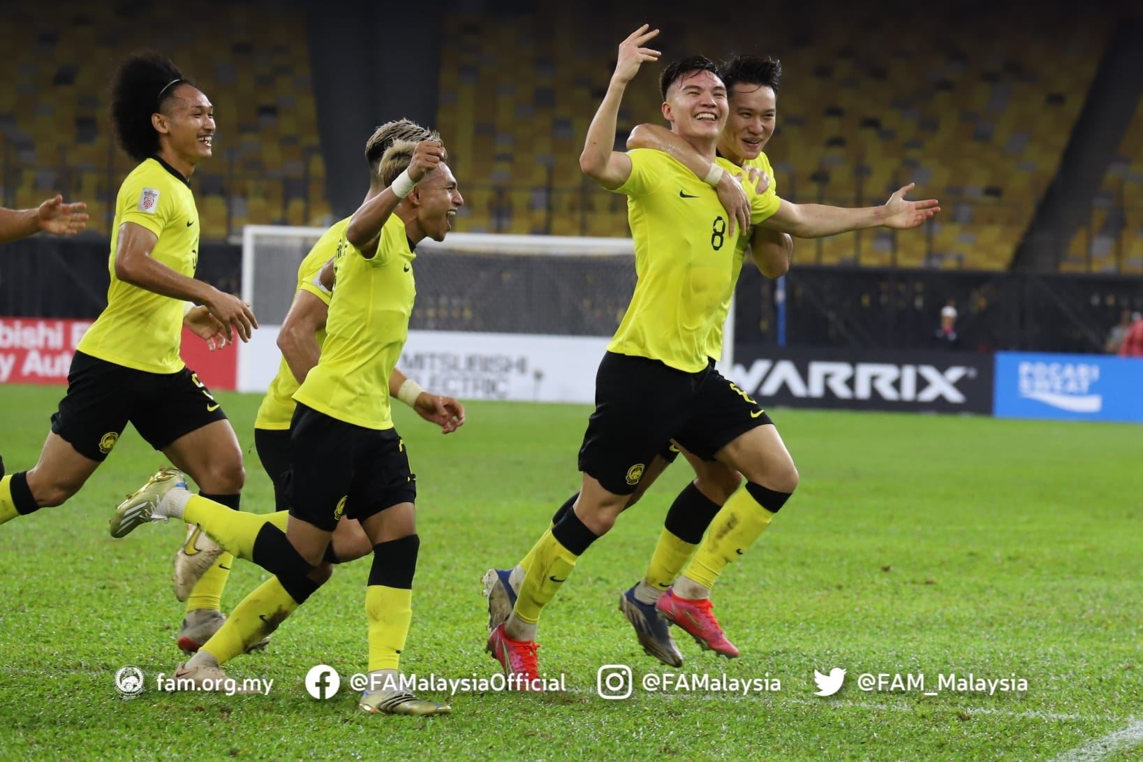 harimau malaya ke separuh akhir piala aff!
