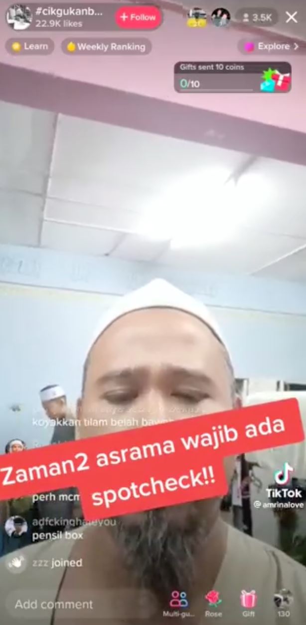 netizen pakat kongsi ‘port’ sorok barang dalam asrama masa live cikgu spot check 