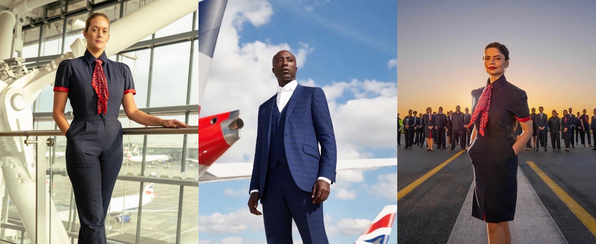 british airways perkenal seragam baharu, kru kabin kini dibenar bertudung